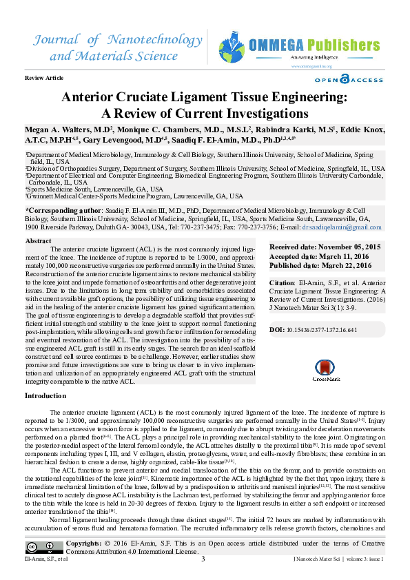 (PDF) Journal of Nanotechnology and Materials Science