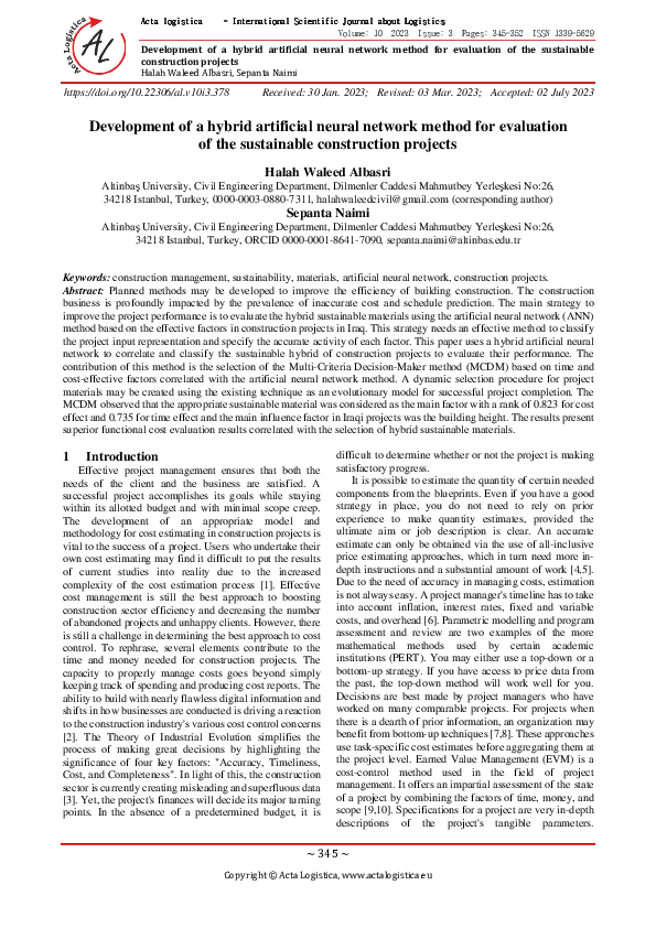 (PDF) Development of a hybrid artificial neural network method for ...