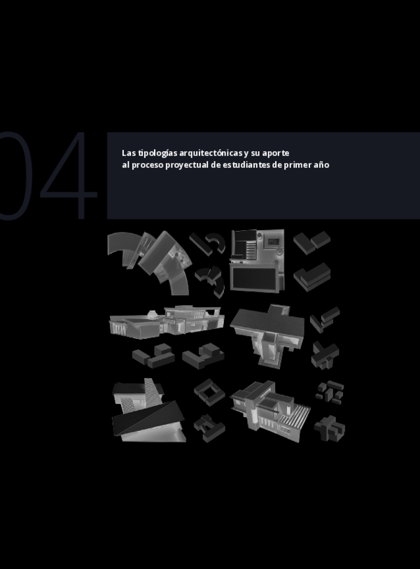 Las tipologías arquitectónicas y su aporte al proceso proyectual de estudiantes de primer año