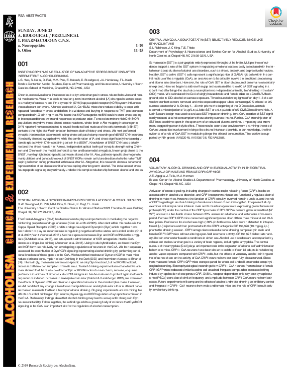 (PDF) Abstracts—Posters