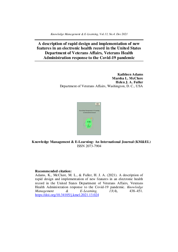 (PDF) A description of rapid design and implementation of new features ...
