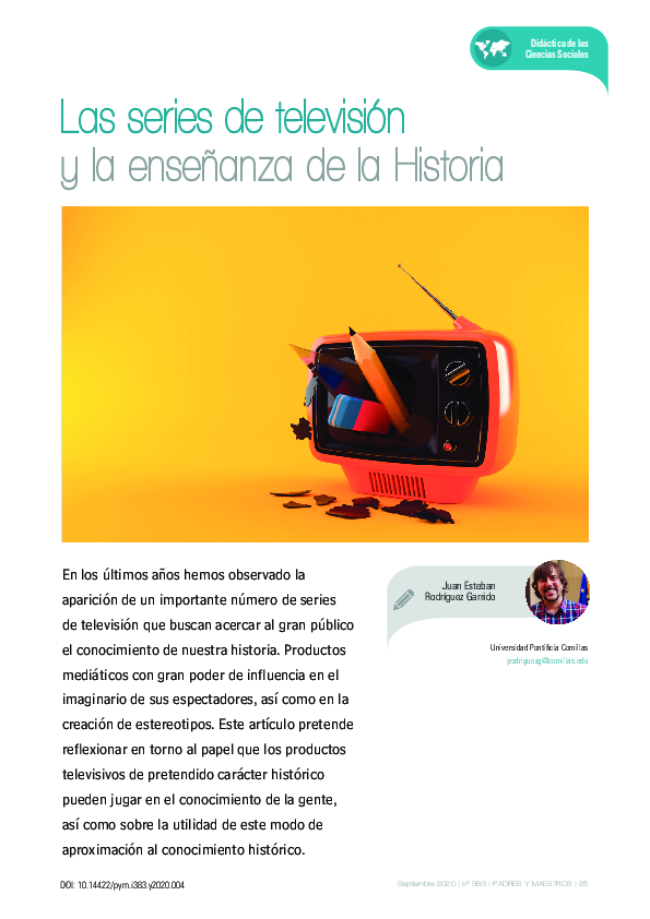 (PDF) Las series de televisión y la enseñanza de la Historia