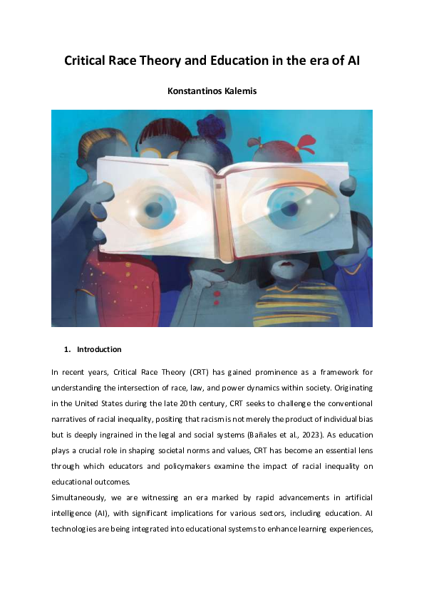 (PDF) Critical Race Theory and Education in the era of AI