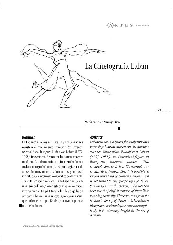 (PDF) La cinetografía Laban