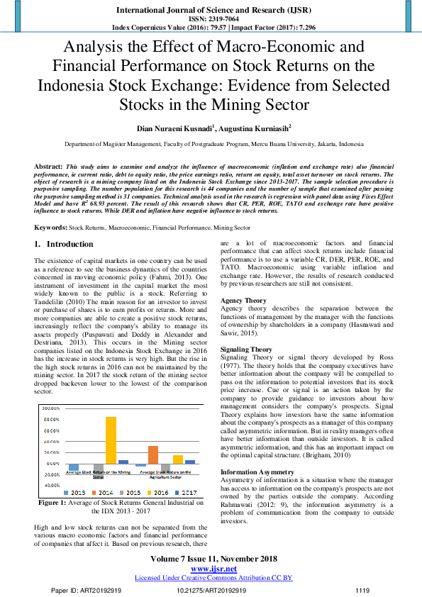 (PDF) Analysis the Effect of Macro-Economic and Financial Performance ...