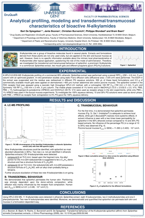 (PDF) Transdermal behaviour of the N-alkylamide spilanthol (affinin ...