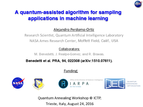 (PDF) A Quantum-Assisted Algorithm for Sampling Applications in Machine ...