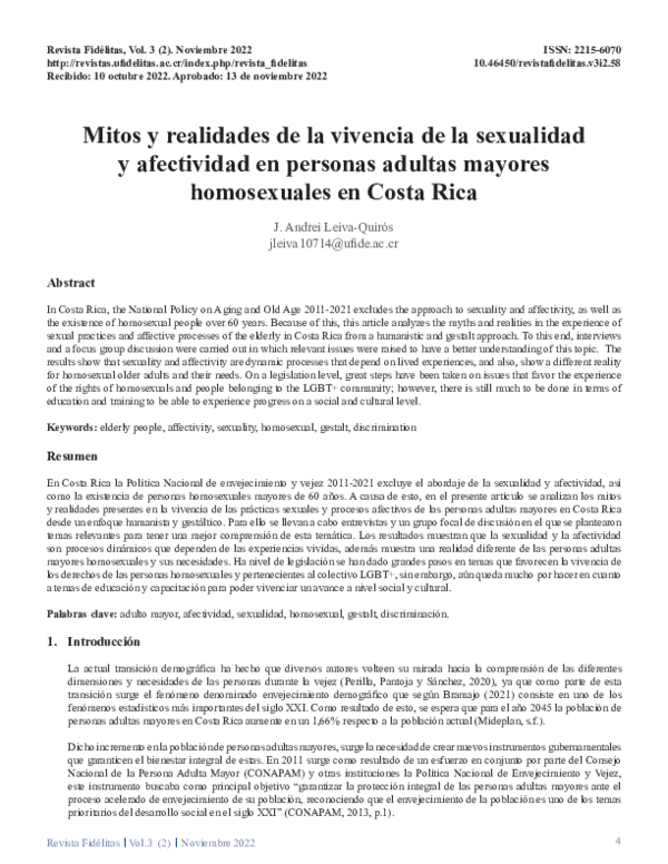 (PDF) Mitos y realidades de la vivencia de la sexualidad y afectividad ...