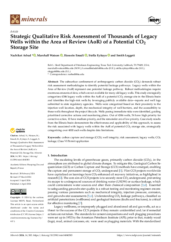 (PDF) Strategic Qualitative Risk Assessment of Thousands of Legacy ...