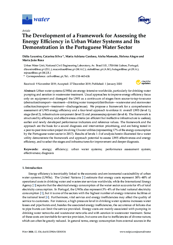 (PDF) The Development of a Framework for Assessing the Energy ...
