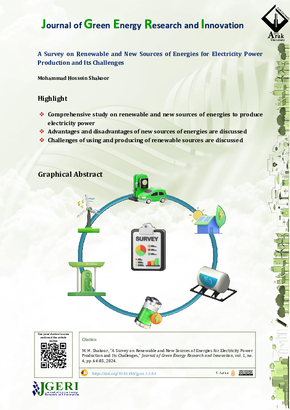 (PDF) A Survey on Renewable and New Sources of Energies for Electricity ...