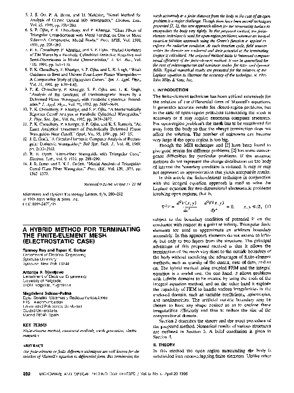 (PDF) A hybrid method for terminating the finite-element mesh ...