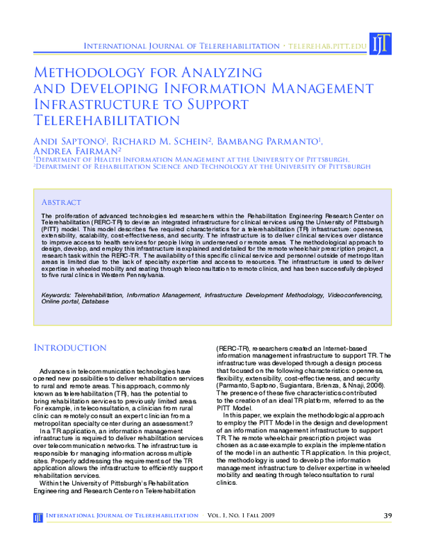 (PDF) Methodology for Analyzing and Developing Information Management ...