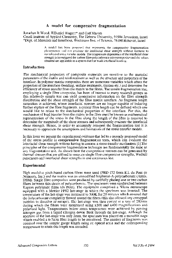 (PDF) A Model for Compressive Fragmentation