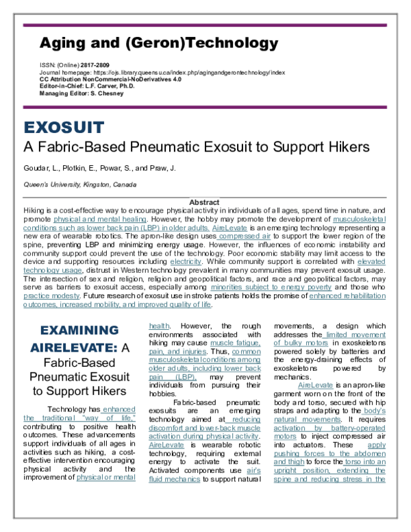 Exosuit Boosts A Wearer's Endurance While Walking And Running - NPR