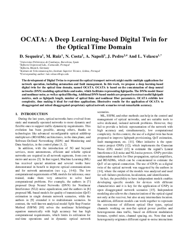 (PDF) OCATA: a deep-learning-based digital twin for the optical time domain