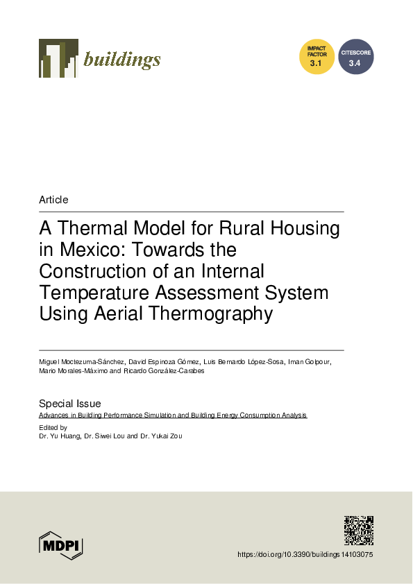 (PDF) A Thermal Model for Rural Housing in Mexico: Towards the ...