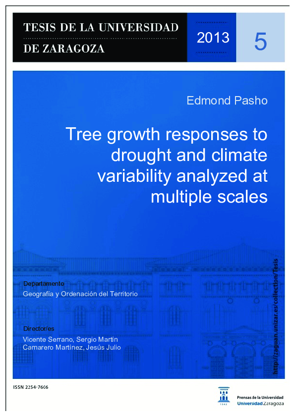 (PDF) Tree growth responses to drought and climate variability analyzed ...