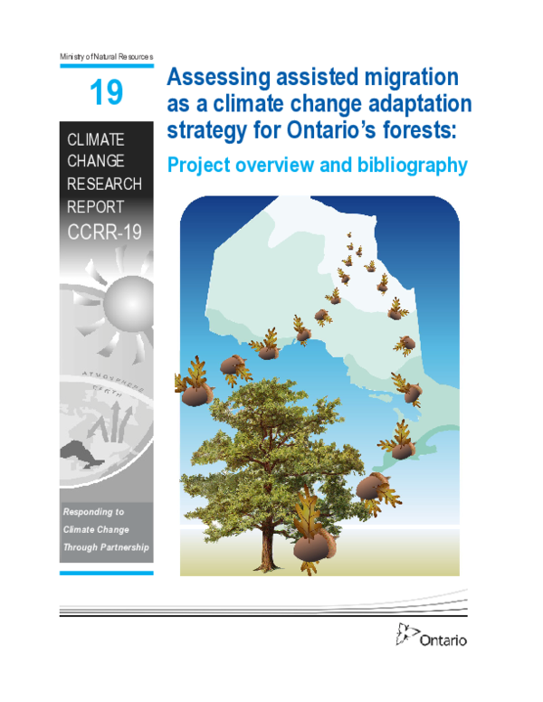 (PDF) Assessing assisted migration as a climate change adaptation ...