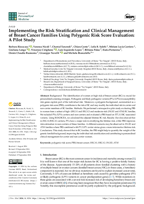 (PDF) Implementing the Risk Stratification and Clinical Management of ...