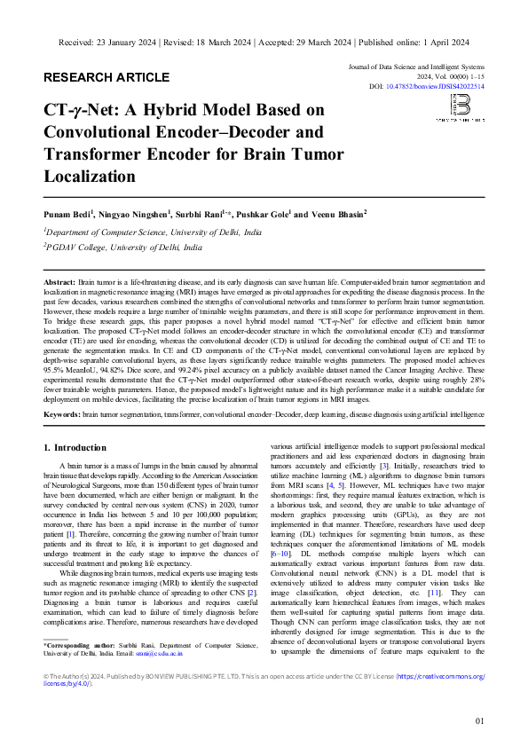 (PDF) CT-γ-Net: A Hybrid Model based on Convolutional Encoder-Decoder ...