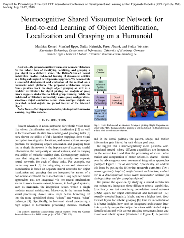 (PDF) Neurocognitive Shared Visuomotor Network for End-to-end Learning ...