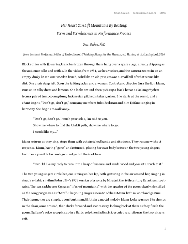 (PDF) Her Heart Can Lift Mountains By Beating: Form and Formlessness in ...