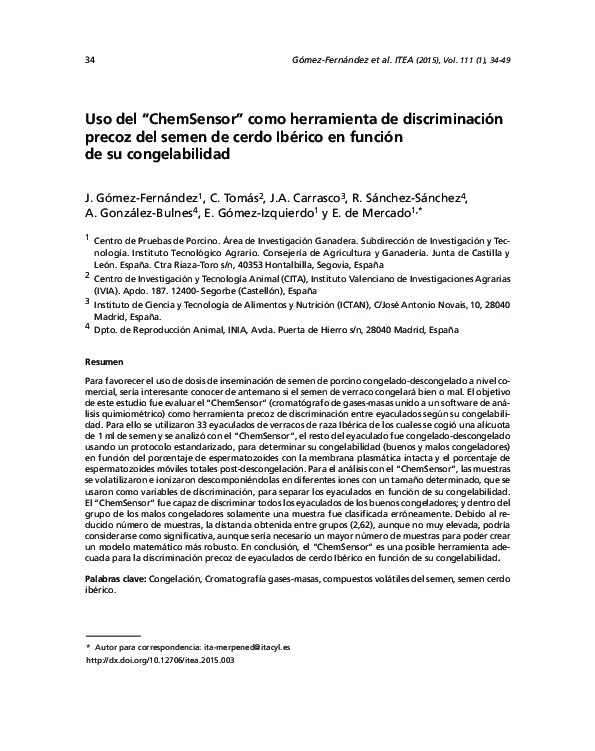 (PDF) Uso del “ChemSensor” como herramienta de discriminación precoz ...