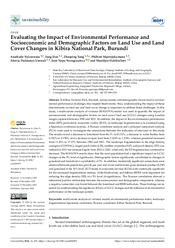(PDF) Evaluating the Impact of Environmental Performance and ...