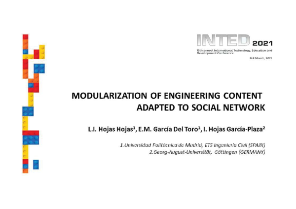 (PDF) Modularization of Engineering Content Adapted to Social Network