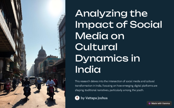 (PDF) Analyzing the Impact of Social Media on Cultural Dynamics in India