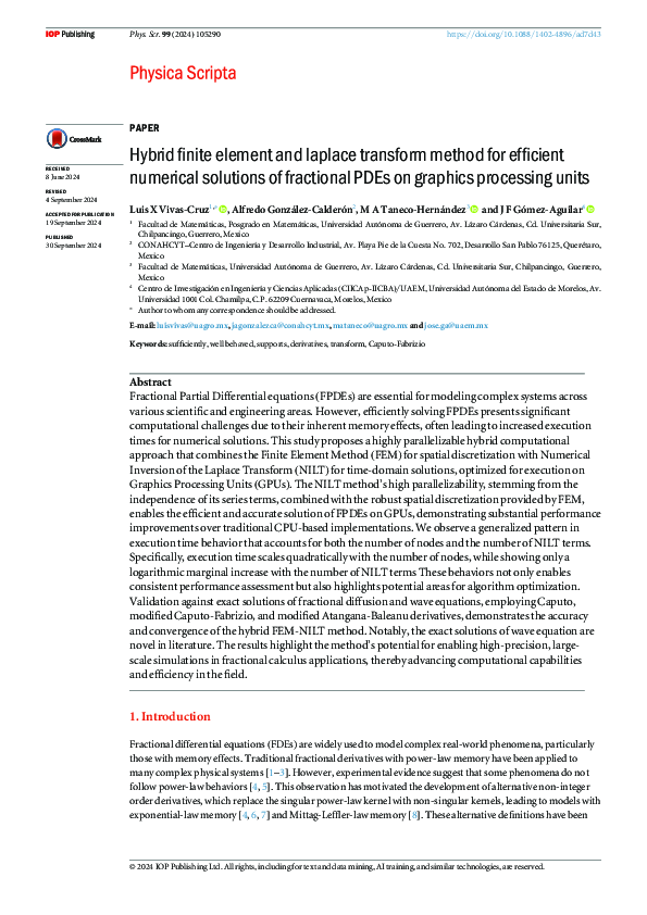 (PDF) Hybrid finite element and laplace transform method for efficient ...