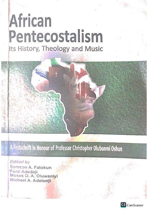 (PDF) AFRICAN PENTECOSTALISM: FEATURES AND IMPACTS ON THE 21st CENTURY ...