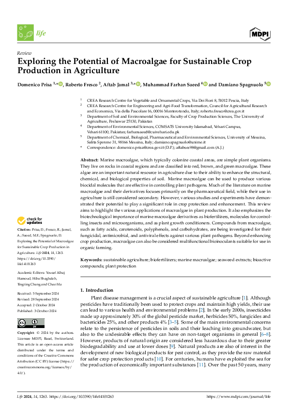 (PDF) Exploring the Potential of Macroalgae for Sustainable Crop ...