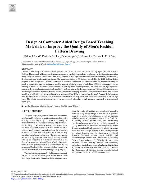 (PDF) Design of Computer Aided Design Based Teaching Materials to ...