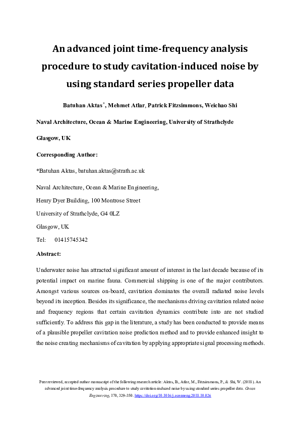 (PDF) An advanced joint time-frequency analysis procedure to study ...