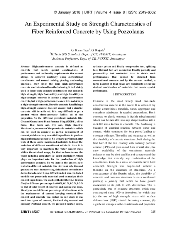 (PDF) An Experimental Study on Strength Characteristics of Fiber ...