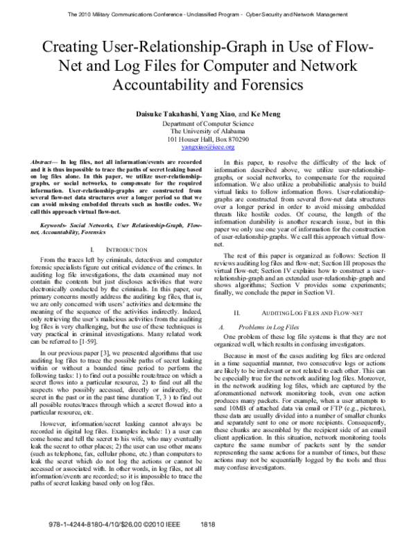 (PDF) A backpressure technique for filtering spoofed traffic at ...