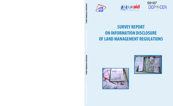 (PDF) Survey report on information disclosure of land management ...