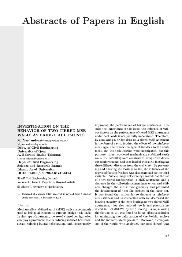 (PDF) Abstracts of Papers in English