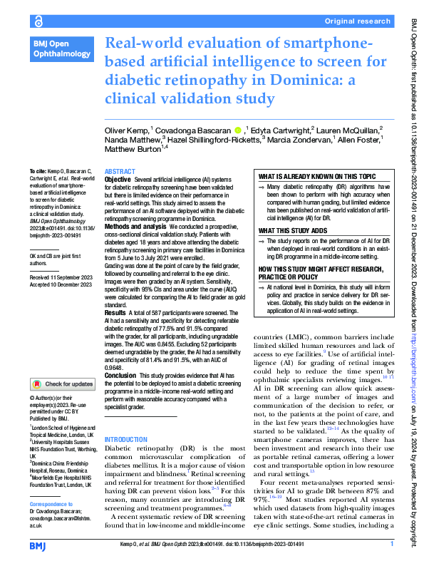 (PDF) Real-world evaluation of smartphone-based artificial intelligence ...