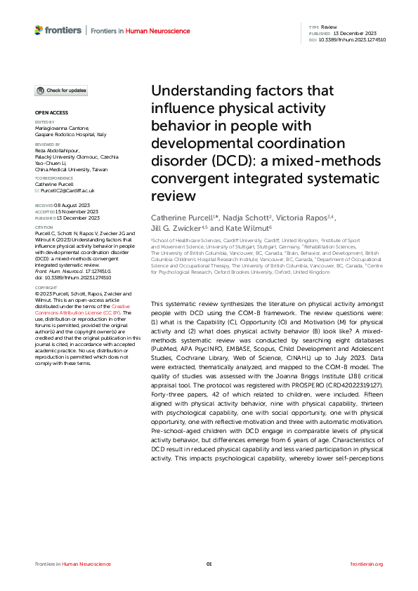 (PDF) Understanding factors that influence physical activity behavior ...