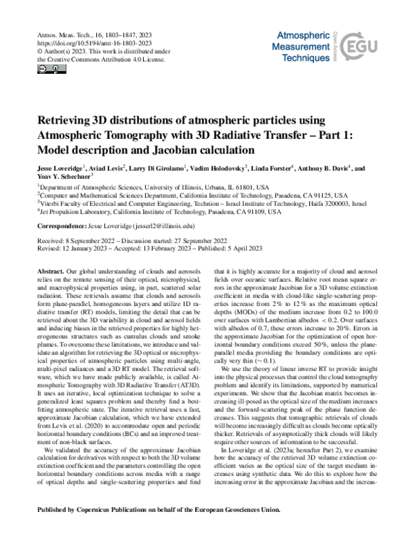 (PDF) Retrieving 3D distributions of atmospheric particles using ...