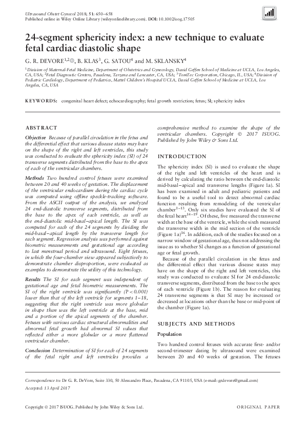 (PDF) The 24-Segment Sphericity Index: A New Technique to Evaluate ...