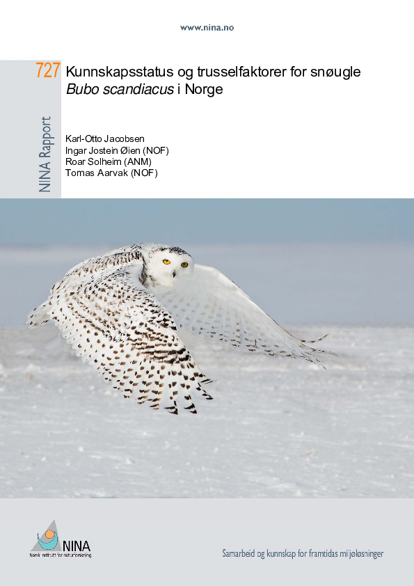 (PDF) Kunnskapsstatus og trusselfaktorer for snøugle Bubo scandiacus i ...