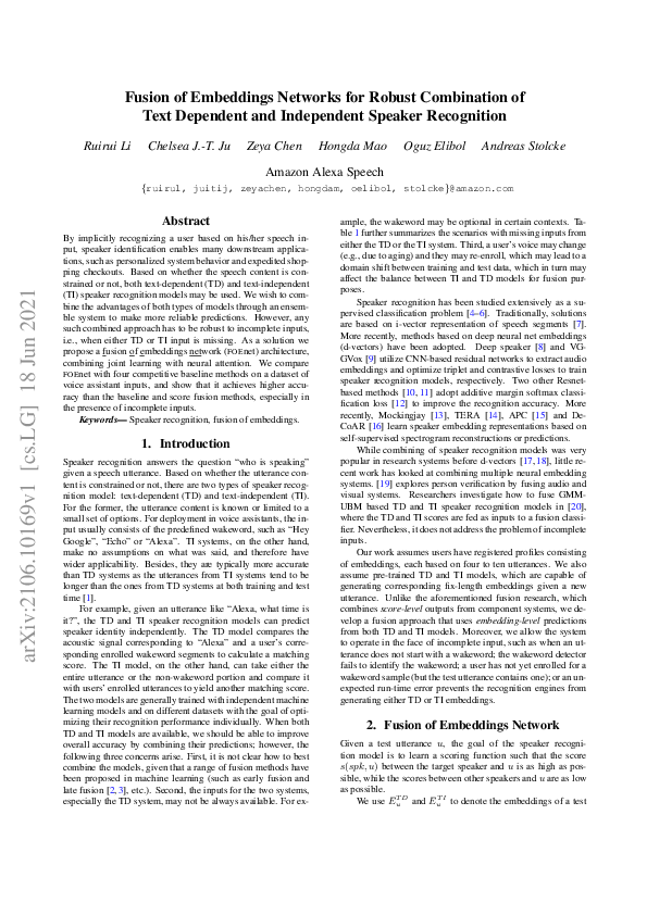 (PDF) Fusion of Embeddings Networks for Robust Combination of Text ...