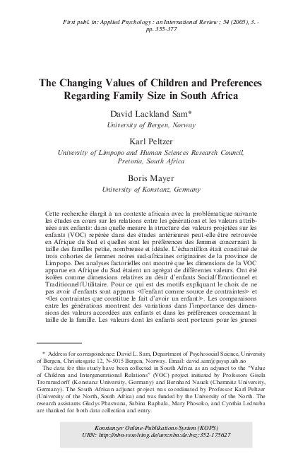 Curated visual reference: Pdf The Changing Values Of Children And Preferences Regarding Family Photo Inspiration