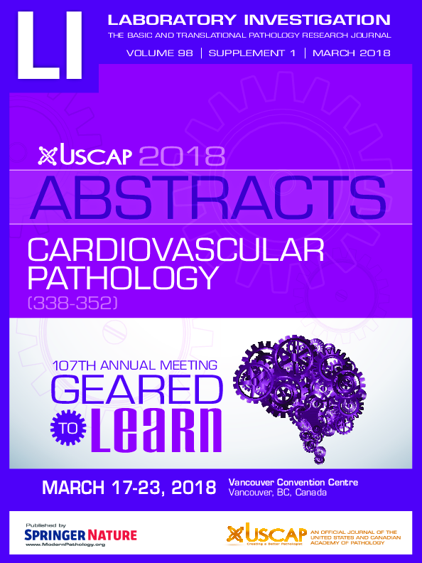 (PDF) USCAP 2018 Abstracts: Cardiovascular Pathology (338–352)
