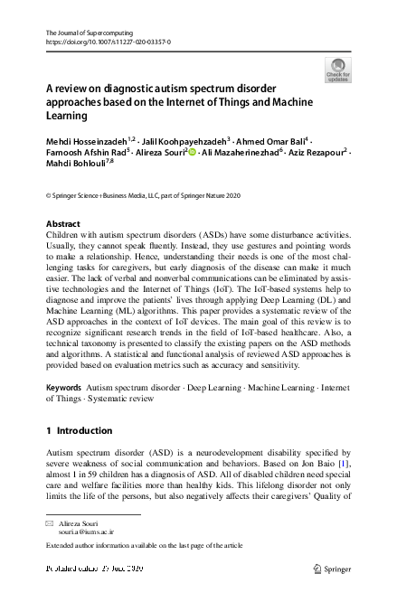 (PDF) A review on diagnostic autism spectrum disorder approaches based ...