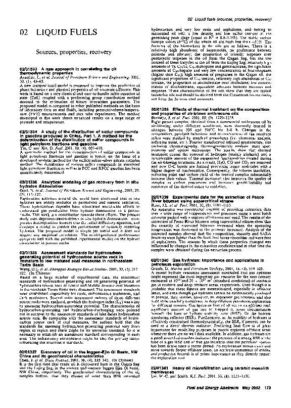 (PDF) Analytical modeling of gas recovery from in situ hydrates ...